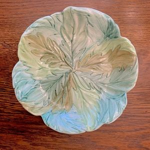 The Haldon Group Pretty Vintage 1985 Italian Sea Colored Decorative Dish